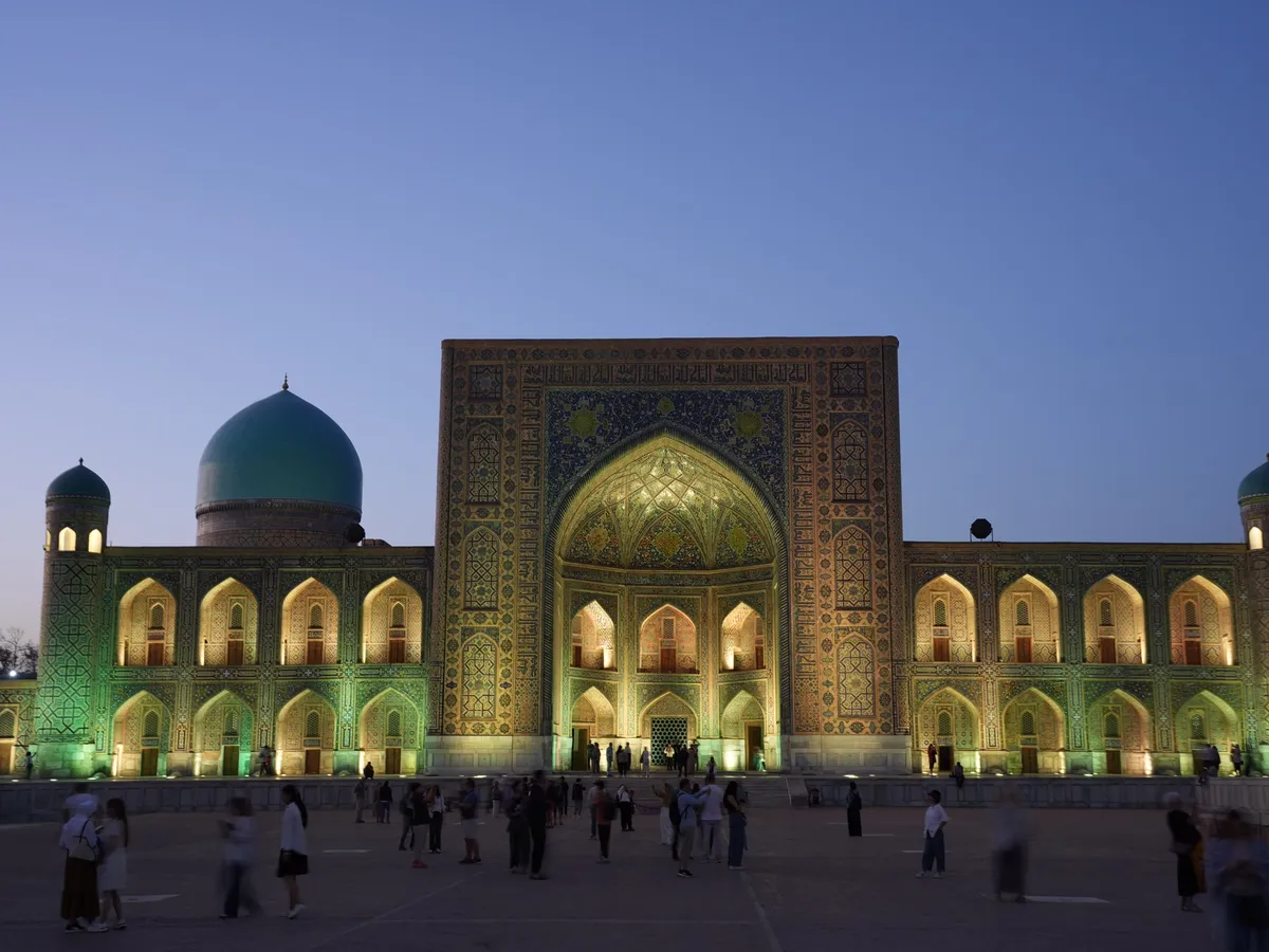Azure Fragments: Tracing the Echoes of the Great Silk Road